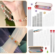 EC 1 Set Beading Needle Set Long Straight Beading Needle Big Eye Bead Needle