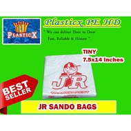 JR TINY SANDO BAG CLEAR/TRANSPARENT  (1 BUNDLE / 10 PACKS / 1000 PCS / 100 PCS PER PACK)