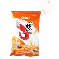 Calbee Prawn Crackers BBQ Flavour 90g