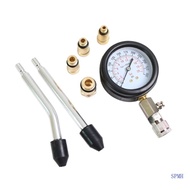 SUP 8Pcs Auto Tool Gauges Compression Tester Petrol Engine Pressure Gauges