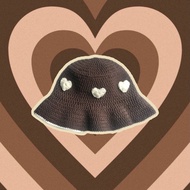 Heart Crochet Bucket Hat