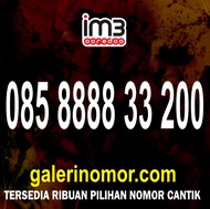 Nomor Cantik IM3 Indosat Prabayar Support 5G Nomer Kartu Perdana 085 8888 33 200