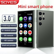 Mini 3G Smartphone S-23 Unlocked mobile phone 2GB RAM 16GB ROM Small Dual SIM Cell Phones, 3.0'' Touch Screen Quad Core Android Tiny Phone