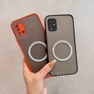 Casing Samsung A51 A71 M51 phone case new frosted transparent magnetic phone case