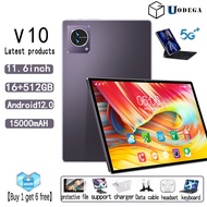 [Buy One Get Six Free] 2024 UODEGA Tab V10 12 inch RAM16G+ROM1TB Android 13.0 Tablet supports 2 SIM cards WIFI full HD