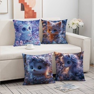 Cute animal-themed pillowcase, 17.72*17.72 inches
