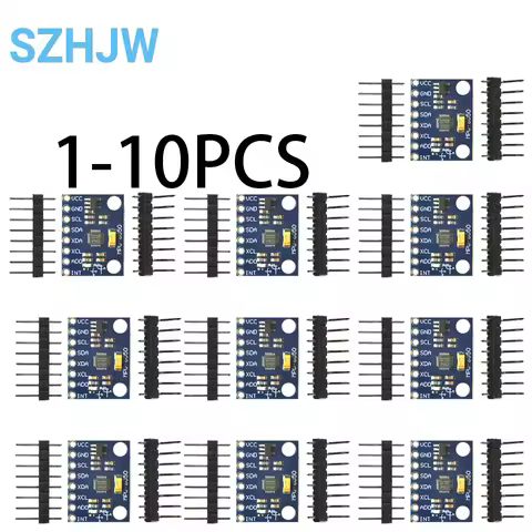 1-10PCS MPU6050 GY-521 6DOF IMU Module w/3-Axis Accelerometer & Gyroscope for Arduino/Raspberry Pi