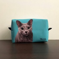 經典汪喵化妝包/收納包 - 藍貓 | Toro