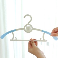 🚓【10pc minimum order】Shiny Baby Children's Plastic Retractable Hanger Home Adult Children Dual-Use Hanger Engraved Retra