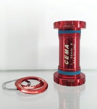 CEMA BSA Integrated BB - W:68 x 1.37'' X 24T - FSA386EVO / Rotor 3D+ - Ceramic - Red