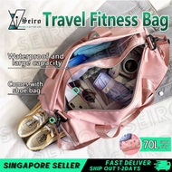 【SG】Gym Sports Gym Bag With Shoe Compartment Capacity 70L  Gym Travel Waterproof Duffel Bag Sports D