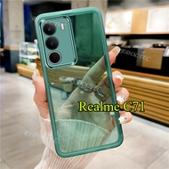 Case Realme C71 New Pure Color Thin Transparent Casing RealmeC71 Realme C 71 Shockproof Soft Clear P