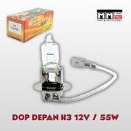 H3 12V/55W FRONT DOP - H3 12V MAIN FOG BULB 55W LED HALOGEN FOGLAMP SUPER BRIGHT