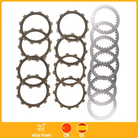 Artudatech Clutch Kit Steel & Friction Plates fit for Yamaha TT600 XT400 XT500 XT600 SRX400 SRX600 S