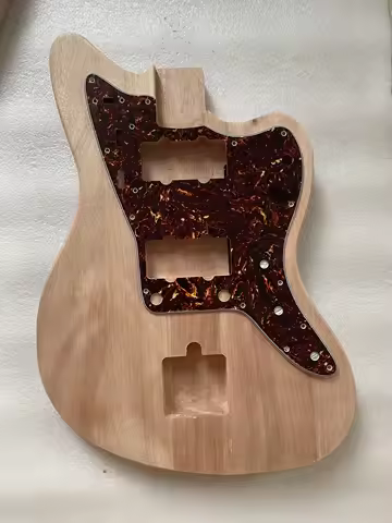Semi Finished Electric Guitar Body, DIY Guitar Part, Mahogany Wood Barrel, Unfinished, High Quality,