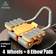 FUYOGI Ab Rollers Wheel Automatic Rebound Professional Elbow Support Plank Muscle