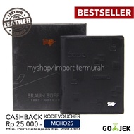 Men 's Leather Wallet Imported Bf 05 Black - MKM