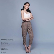 MyYoora Prince of Wales Plaid Trousers Wanita JP336