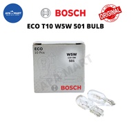 BOSCH Eco T10 W5W 12V 5W 501 Bulb Yellow Small Light Bulb License Plate Light Interior Tail Lamp Lam