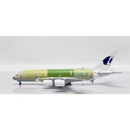 Ready Stock JC Wings 1: 400 Malaysia Airlines A380 F-WWSG Airplane Model Green Leather