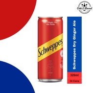 Schweppes Dry Ginger Ale 24 Cans x 320ml