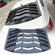 OO3R Hyundai Elantra 2016-2018 Rear Window Louver Car Windshield Cover ABS Material Matte Black Exte
