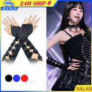 The Shop Is In Bangkok. 1 Pair Of 33cm Long Bridal Gloves With Bows Elastic Finger Bands Fashion For