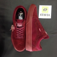 Sepatu Vans Old Skool WTAPS Maroon