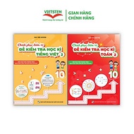 Combo 2 sách Chinh phục điểm 10 đề kiểm tra học kì Tiếng việt và Toán 2(KNTT)