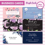 Business Card Print / Name Card Printing / Thank You Card / Loyalty Card Printing / Matt Card (2 Sid