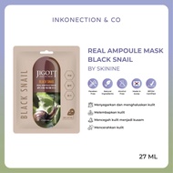 JIGOTT - Ampoule Sheet Mask Black Snail 27ml
