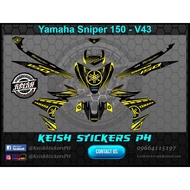 【READY Stock】▥✓Decals for Sniper 150 V43