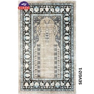 SEVGIZ Mosque Imam Prayer Rug 60 cm x 120cm 12 mm Thick Original Türkiye Very Smooth Soft Large Fur