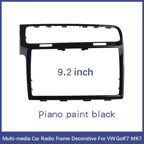 Multi-media Car Radio Frame Decorative For VW Golf 7 MK7 Golf7.5 MK7.5 8" 9.2" Touch Screen Bezel Pi