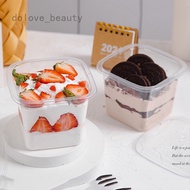 DB 50Pcs/set Disposable Mousse Dessert Box With Lid