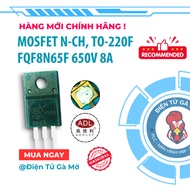 [1 CON] N-Channel Mosfet,FQF8N65F CS8N65F 8N65, Genuine New Product