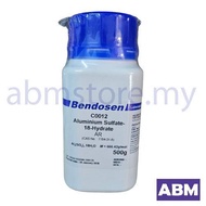 Aluminium Sulfate 18H2O (Octadecahydrate) AR, Bendosen (500g) CAS No 7784-31-8