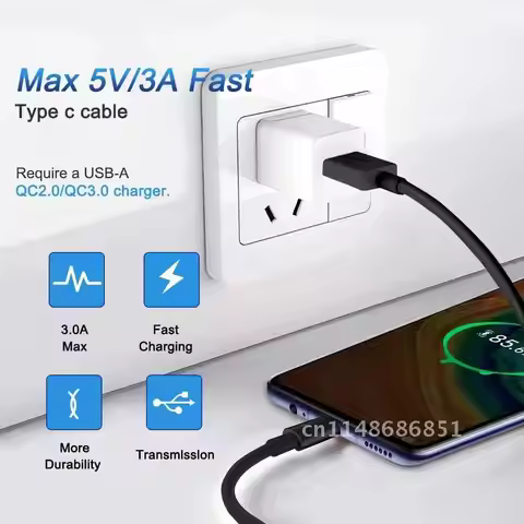 10-Pack Fast Charger Cord USB Type C Cable 3A for Samsung Galaxy S21 S20 S8 S9 S10 Note 9 8 Google P