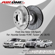 Hyundai Sonata YF/ Tucson LM / i30 FD Front (Depan) Disc Rotor Racing Disc Brake 2pcs
