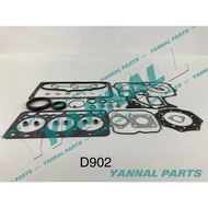 Long Time Aftersale Service For KUBOTA D902 Engine Overhaul Gasket Kit D902 Full Gasket Set