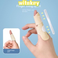 WITAKEY Finger Fixing Splint, Finger Splint Protector Thumb Protector, Adjustable Corrector Breathable Finger Retainer