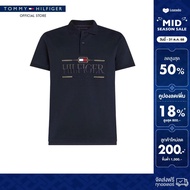 Tommy Hilfiger เสื้อโปโล ผู้ชาย รุ่น MW0MW40689 DW5 - สีน้ำเงิน ทรง Regular