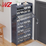 Shoe Rack Door Shoe Cabinet 2024 New Multi-Layer Large Capacity Dustproof Space-saving Storage Rack 