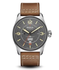 全新 DOXA Pilot 型號 D212SGY 機械 腕錶