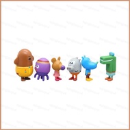 HJ4 6pcs Hey Duggee Action Figure Model Dolls Toys For Kid Home Decor Ornament Gift For Kids Collect