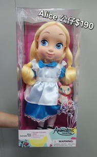 全新 香港迪士尼 正版 愛麗斯Alice公主大公仔