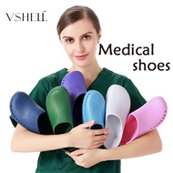 [VSHELL]Surgical Shoes Operating Room Slippers Anti-slip Bag Head Care Room Doctor Nurse Medical ICU