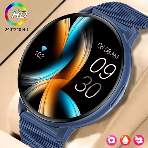 LIGE Ultraligh Smart Watch Bluetooth Call Heart Rate Health Monitor 1.38inch HD Screen Fashion Sport