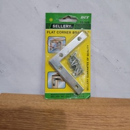 flat corner bracket 3" sellery