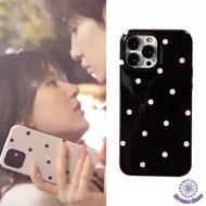 Simple Cartoon White Dot IMD Soft Case Redmi 13C 9A 14C 10 12C A4 10C 10A 13 9C Note 12 13 11 10 9 P